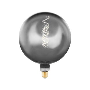 Eglo Ledfilamentlamp Globe - Smoke - D20cm - Dimbaar - Warm Wit - E27 - 4w