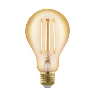 Eglo Ledfilamentlamp Peertje - Amber - D7,5cm - Warm Wit - E27 - 4w