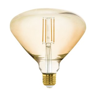 Eglo Ledfilamentlamp Br150 - Amber - D15cm - Warm Wit - E27 - 4w