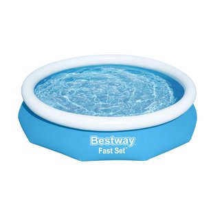 Bestway Opblaaszwembad Fast Set Rond Met Filterpomp Ø305x66cm