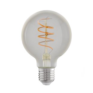 Eglo Ledfilamentlamp Globe - D8cm - Stepdim - Warm Wit - E27 - 4w