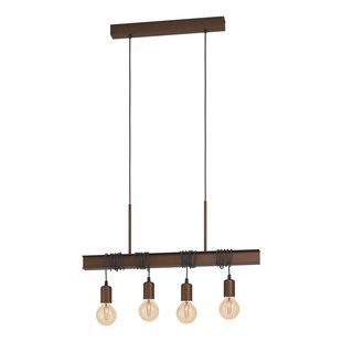 Eglo Hanglamp Townshend 4 Antiek Bruin 4xe27 60w