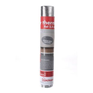 Maclean Radiatorfolie Therm - Polyetheen - Rd Waarde 0,1m² K/w - 2mm - 50x250cm - 1,25m²