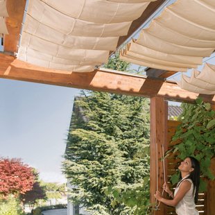 Windhager Schaduwdoek 4,2x1,4m Zand