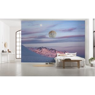 Fotobehang Purple Dinner - Blauw - 2,80m X 450cm