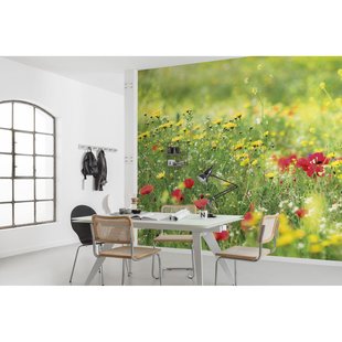 Wiesenzauber Fotobehang Ii - Meerkleurig - 2,80m X 450cm