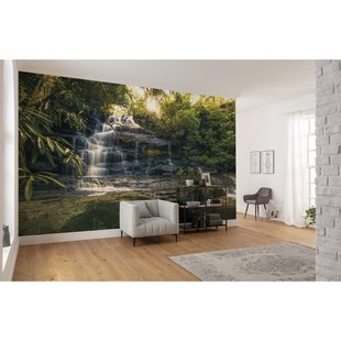 Fotobehang Golden Falls - Meerkleurig - 2,80m X 450cm