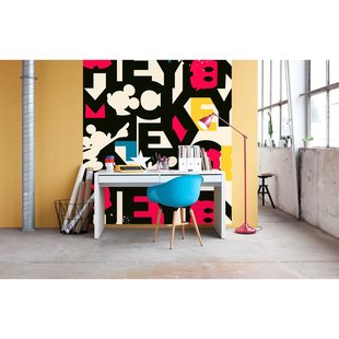 Fotobehang Mickey Mixup - Meerkleurig - 2,50m X 280cm