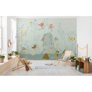 Fotobehang Mermaids - Meerkleurig - 2,80m X 350cm