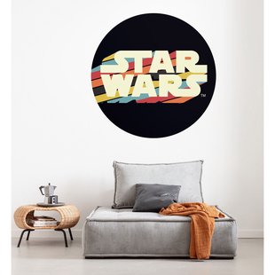Komar Muursticker Dots Star Wars Typeface