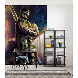 Mandalorian Fotobehang Savior - Meerkleurig - 2,80m X 200cm