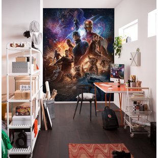 Fotobehang Avengers Battle Of Worlds - Meerkleurig - 2,80m X 200cm