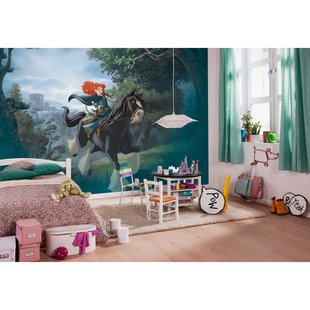 Fotobehang Merida Riding - Meerkleurig - 2,80m X 400cm