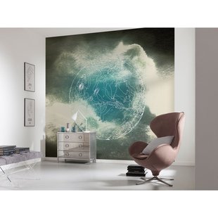 Fotobehang Surreal Planet - Meerkleurig - 2,80m X 300cm