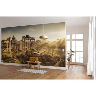 Fotobehang Forum Romanum - Bruin - 2,80m X 500cm