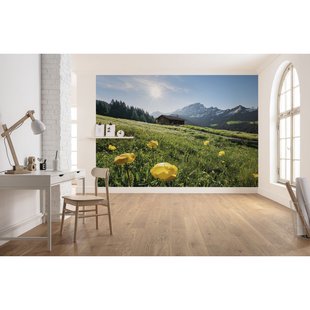 Komar Fotobehang Alpenglück - Meerkleurig - 2,80m X 400cm
