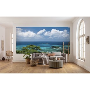 Fotobehang The Sea View - Meerkleurig - 2m X 400cm
