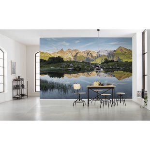 Fotobehang Allgäu Spiegel - Meerkleurig - 2,80m X 450cm