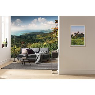 Fotobehang Heavens Balcony - Meerkleurig - 2,80m X 450cm