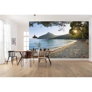 Fotobehang Lonely Paradise - Meerkleurig - 2,70m X 450cm