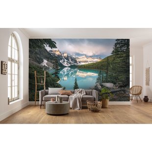 Magic Fotobehang Moraine Morning - Meerkleurig - 2,80m X 450cm