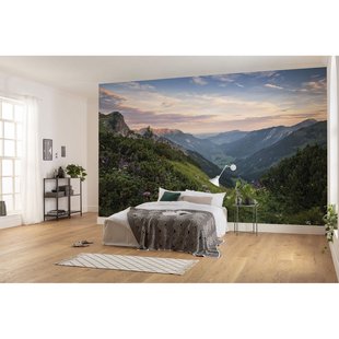 Fotobehang Naturpark Allgäuer Hochalpen - Meerkleurig - 2,80m X 450cm