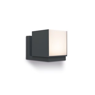Lutec Wandlamp Led Cuba Matzwart 12w