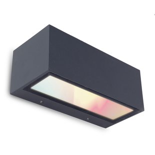 Lutec Connect Wandlamp Gemini Antraciet 13w