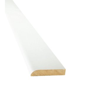 Maclean Plakplint Aqua - Wit - Zelfklevend - 240cm - 24x4mm