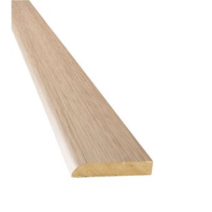 Maclean Plakplint Aqua - Eiken Vernist Wit - Zelfklevend - 240cm - 24x4mm