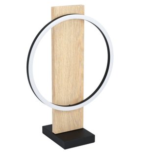 Eglo Tafellamp Boyal Led Zwart Licht Hout 12w