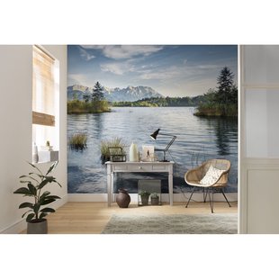 Fotobehang Am Ende Des Tages - Blauw - 2,80m X 300cm