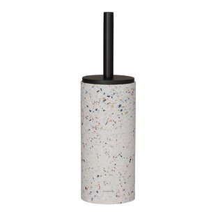 Sealskin Wc-borstel Met Houder Blend - Keramiek - Vrijstaand - Met Klep - Terrazzo
