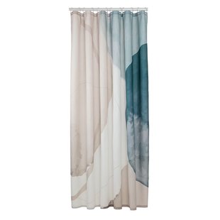 Sealskin Douchegordijn Earth 180x200cm Polyester Donkergroen/ Off-white