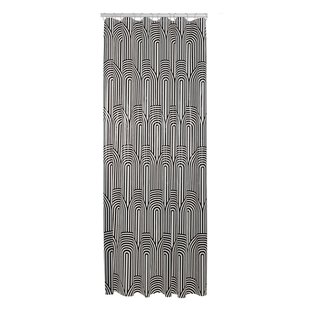 Sealskin Douchegordijn Brave 180x200cm Peva Zwart/ Wit