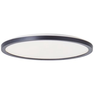 Brilliant Plafondlamp Brennan Zwart ⌀29,4cm Neutraal Wit 24w