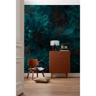Fotobehang Ombres - Groen - 2,50m X 350cm