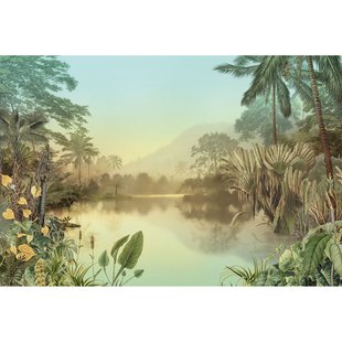 Lac Fotobehang Tropical - Meerkleurig - 2,50m X 350cm