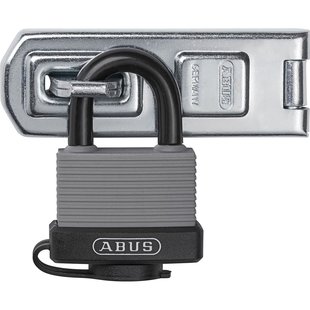 Abus Hangslot + Overval Tksa5/45 Aluminium Slotkast
