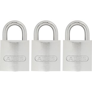 Abus Hangslotset Kbib2/30 - Massief Messing, Waterbestendig - Behuizing 28,5 Mm - Set Van 3 Stuks