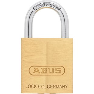 Abus Hangslot Met Sleutel Kb4/30 - Massief Messing Voor Poort - Behuizing 30mm