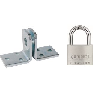 Abus Hangslot Met Sleutel Ksti14/40 - Aluminium Voor Buiten, Hoge Veiligheid - Behuizing 40mm