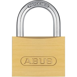 Abus Hangslot Met Sleutel Tkb5/60mm - Massief Messing Voor Buiten, Hoge Veiligheid - Behuizing 60mm