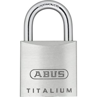 Abus Hangslot Met Sleutel Titalium Tkti22/25 - Aluminium Waterbestendig - Behuizing 25 Mm