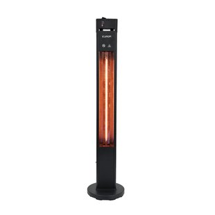 Eurom Terrasverwarmer Q-tower 2000 Rcd - Staand - 2000w - Zwart