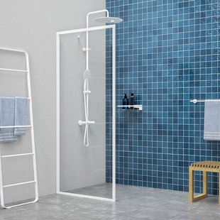 Sealskin - Inloopdouche Contour 88 X 200cm - Wit Profiel - 6 Mm Helder Glas