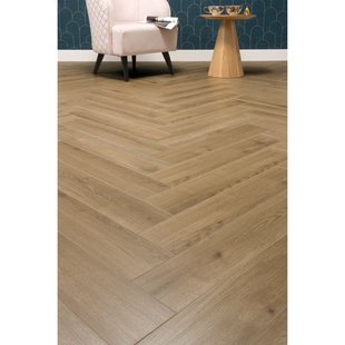 Cando Visgraat Laminaat - Warm Grijs Eiken - 4-zijdige V-groef - 8mm - 1,238m²