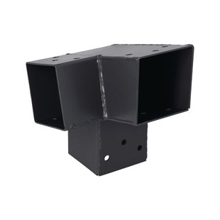 Suki Koppelstuk Hoek 3 Aansluitingen Antraciet 71x71mm Type F