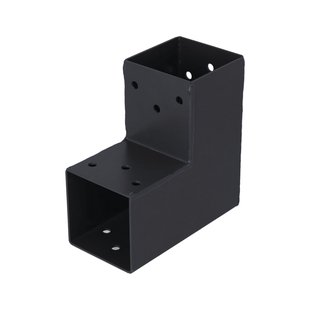 Suki Koppelstuk Hoek 2 Aansluitingen Antraciet 71x71mm Type A