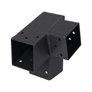 Suki Koppelstuk Hoek 3 Aansluitingen Antraciet Type C